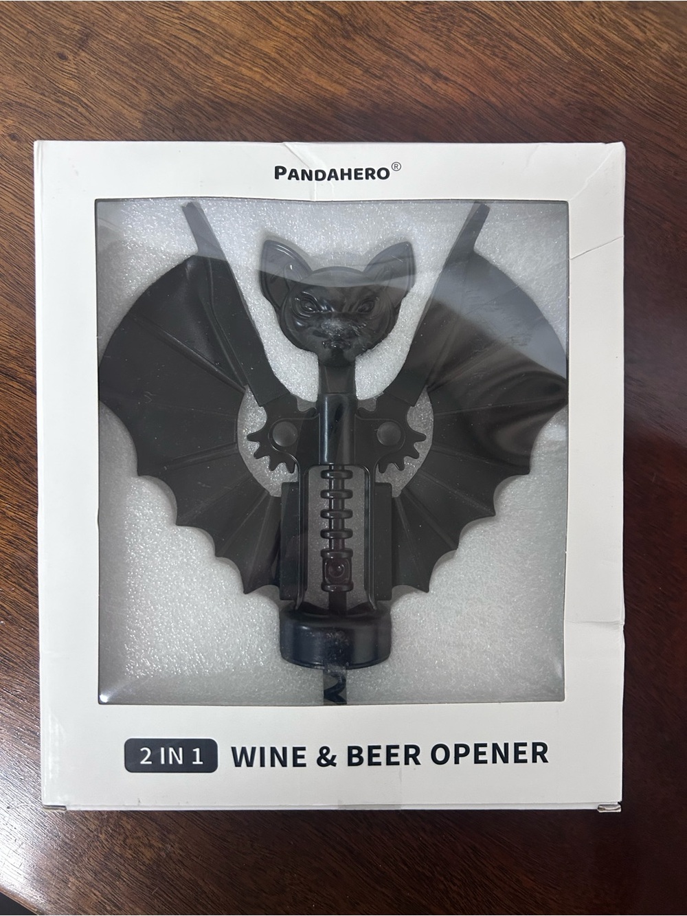 Black Bat 2-in-1 Wine & Beer Opener